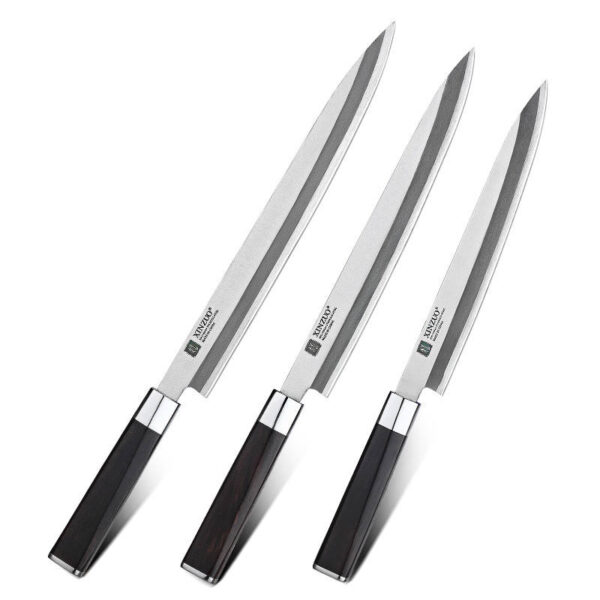 S-E Series Japanese Sashimi Slicing Kitchen Knife with Ebony Handle